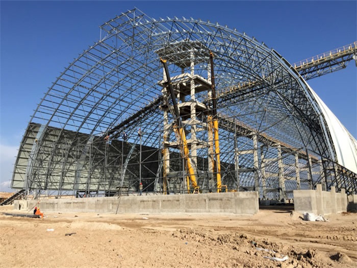 忻州煤机油桶翘工程网架